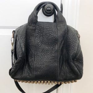 Alexander Wang Rocco Bag Black Antique Gold